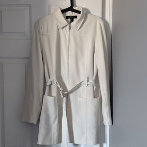 F21 Cream Trench Coat